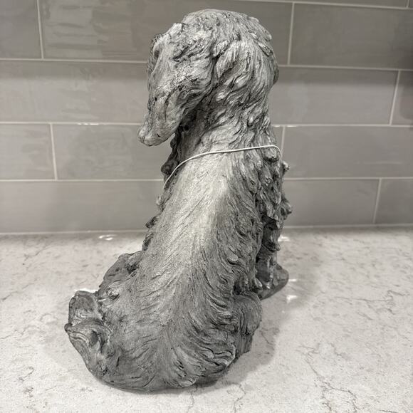 SPANIEL Dog Statue Garden Decor Indoor Outdoor Landscape Figurine 13.5 x 12 x 9” - Picture 4 of 8